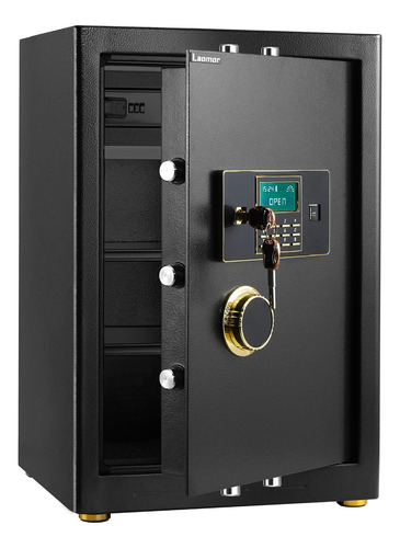 Laomor - Caja Fuerte De Seguridad Con Teclado Digital Electr