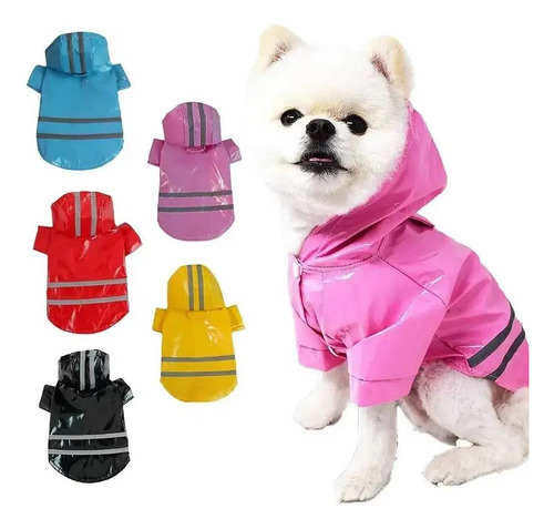 Capa De Lluvia Mascotas Impermeable Talla S