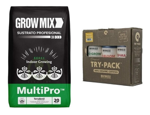 Grow Mix Multipro 20 Lt Biobizz Bio Grow Bloom Top Max 250ml