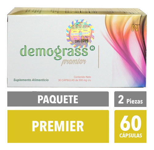 Imagen 1 de 5 de (2 Cajas) Suplemento Demograss Premier 30 Caps Original