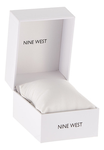Pulsera De Goma Watch Nine West, Color Lavanda, Para Mujer