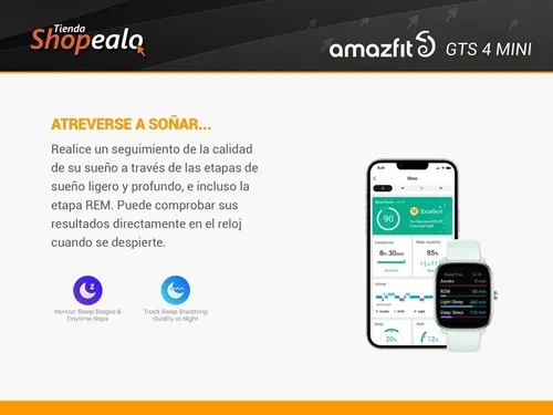 Smartwatch Reloj Inteligente Amazfit Gts 4 Mini 1,65 Blue