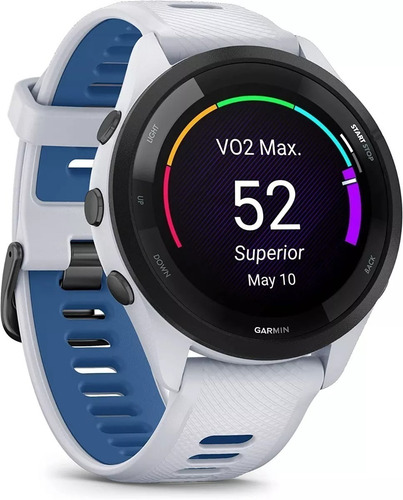 Smartwatch Garmin Forerunner 265 Music Branco/tidal Blue