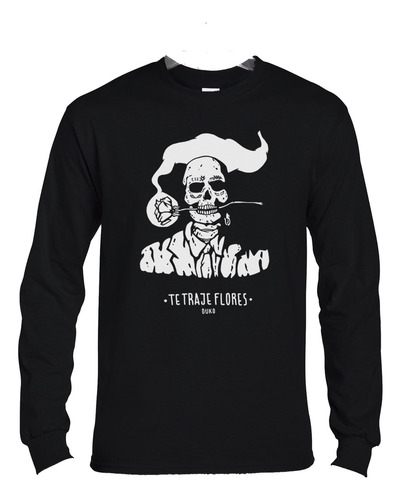 Polera Ml Duki Te Traje Flores Urbano Abominatron