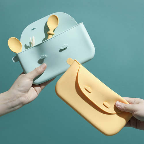 Funda De Silicona Con Soporte Para Bolsas De Almacenamiento