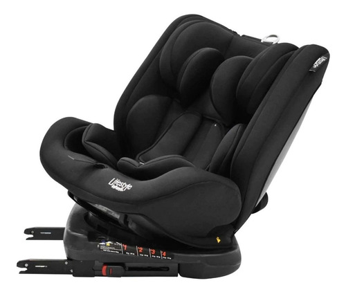 Autoasiento Para Bebé Luke Gira 360° Lifestyle By Infanti Color Negro