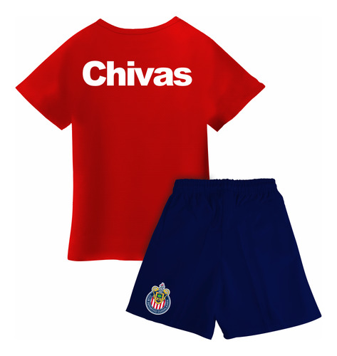 Conjunto Deportivo Infantil Playera & Short Chivas