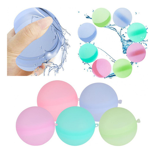 Globos De Agua Reutilizables De Silicona, Bomba De Agua, Jug