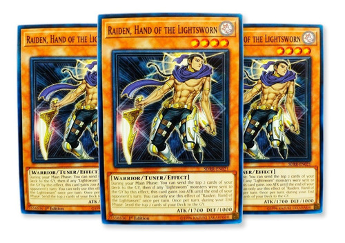 Yugi-oh! Raiden Hand Of The Lightsworn Sr02-en022 Común