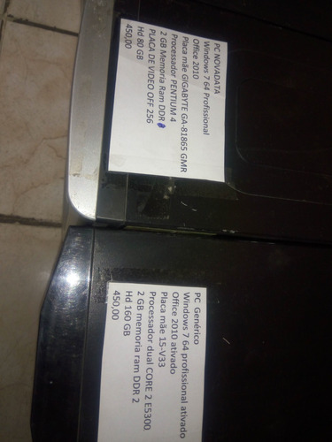 Lote 10 Computadores D Core Varios Modelos 2gb Ddr 2 Hd 80 (Usado)