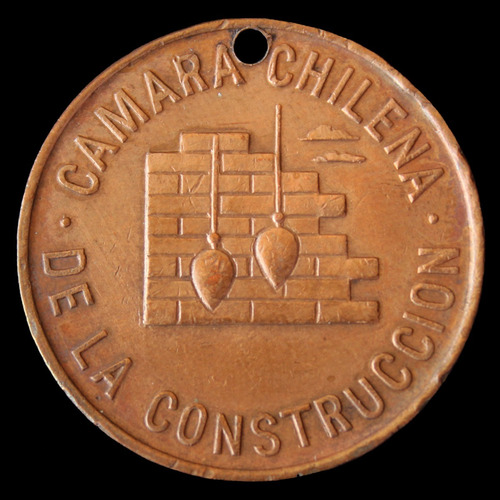 ¬¬ Ficha Chilena Ms / Cámara Chilena Construcción / Pañol Zp (Usado)
