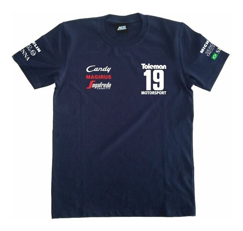 Remera  Ayrton Senna Toleman Grans Prix Racing Team Xxxxxl