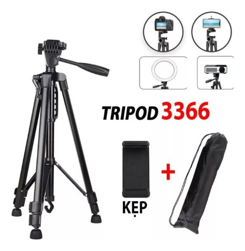 Tripode De Metal Para Camara Y Celular 1.5m Alto *itech Shop