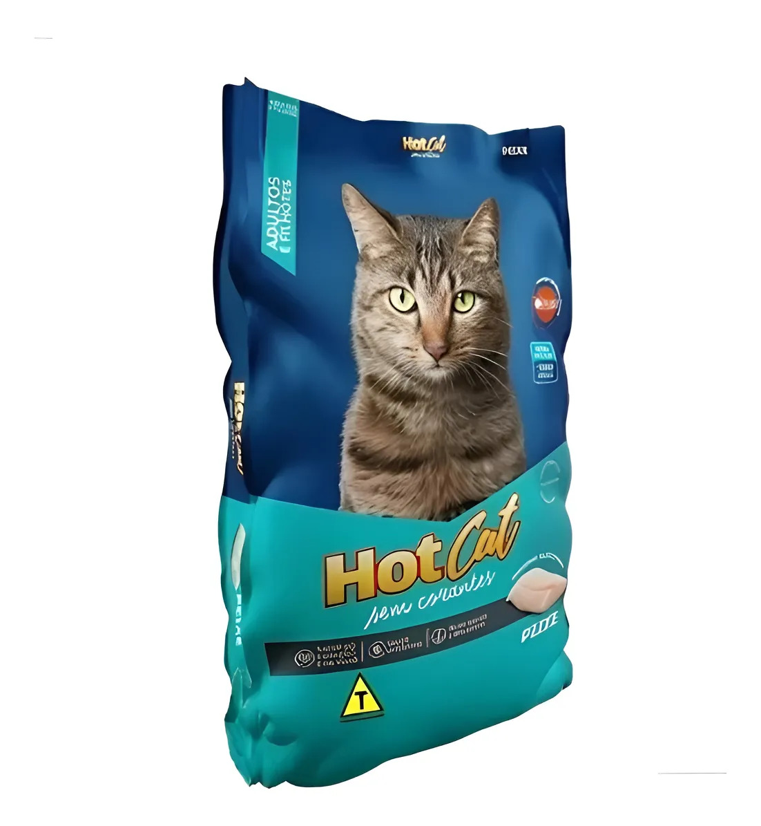 Ração Hot Cat Peixe Para Gatos Adultos Granvita 10,1kg