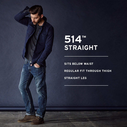 Levi's 514 Slim Straight Jeans Para Hombre 32w X 30l | Envío gratis