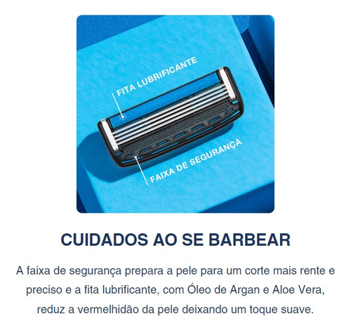 Kit 4 Recargas Lâminas De Barbear Refil The Razor4 Dr Jones