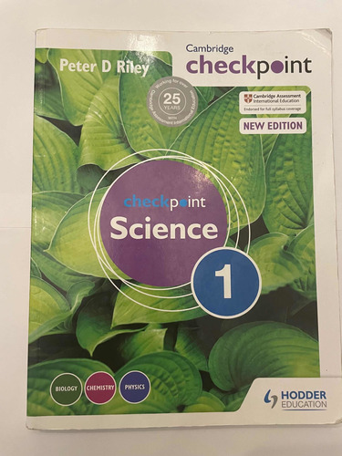 Libro Cambridge Checkpoint Science 1. Peter Riley