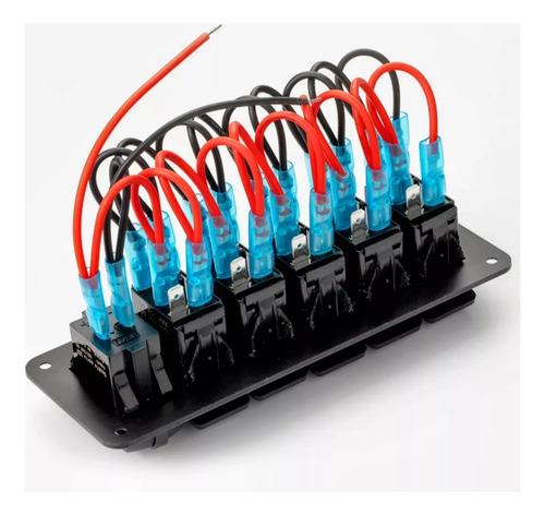 Tablero 5 Teclas Motorhome Barco 12v 24v Usb Voltimetro Luz