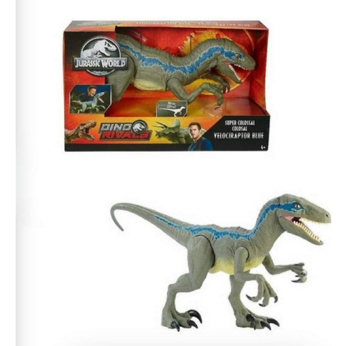 Jurassic World Velociraptor Blue Super Colosal