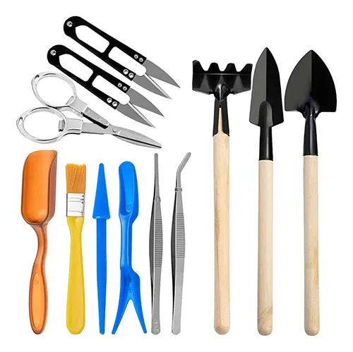 12 Piezas De Herramientas De Trasplante Manual, Herramientas