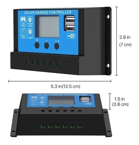 Controlador Solar 50v