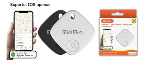 Smart Tag Compatível Find My Airtag Gps Rastreador Objetos