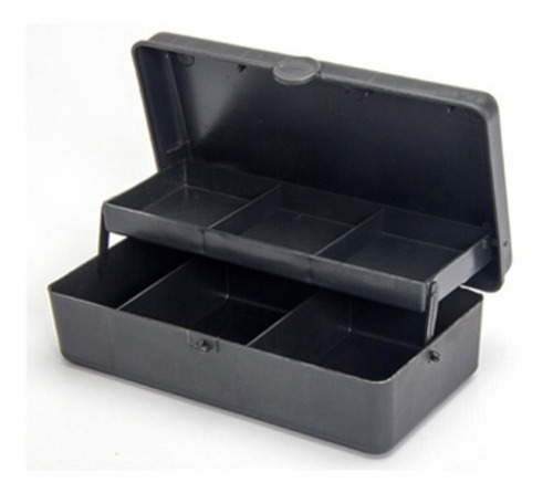 Estojo Organizador Caixa Multiuso Minibox Polymer 4013x Cor Preto