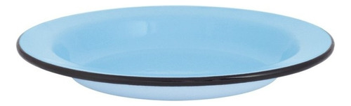 Prato Esmaltado Colorido Ágata N22 Ewel Cor Azul-claro