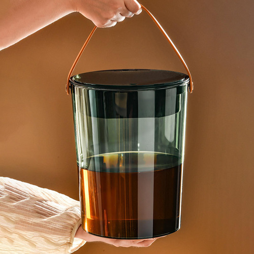 Cubo De Drenaje De De Té, Contenedor De Basura Para Verde