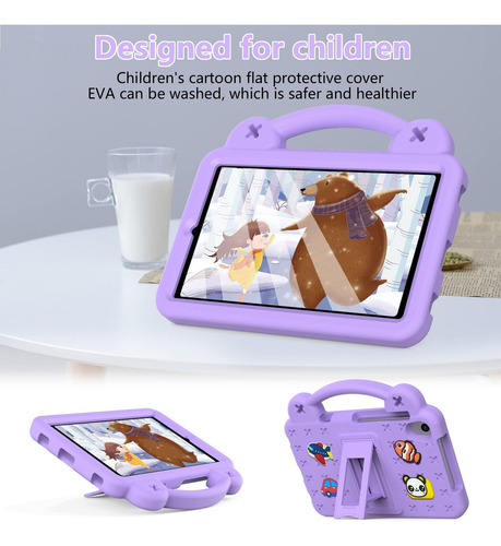 Yrh Eva Case Para Tcl Tab 8le (8.0 Pulgadas), Cubierta Para