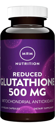Mrm Nutrition | Reduced Glutathione | 500mg | 60 Vegan Caps