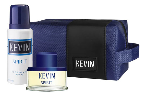 Set Neceser Perfume Kevin Spirit Edt 60ml + Deo 150ml