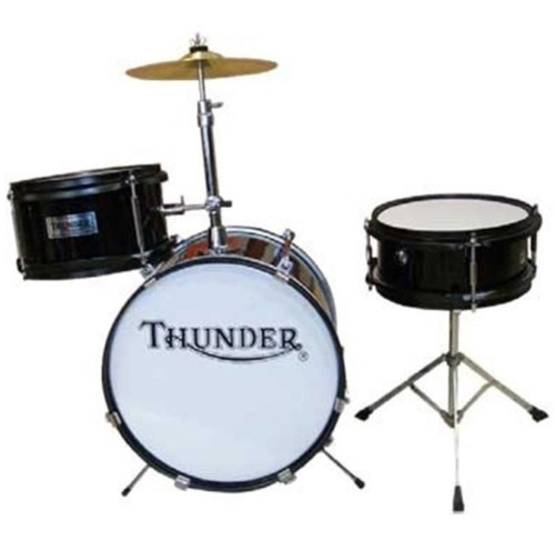 Bateria Para Niño Thunder Jbj1044-bk Color Negro