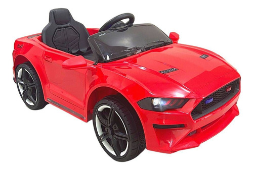 Mini Carro Elétrico Infantil Mustang Bateria 6v Vermelho
