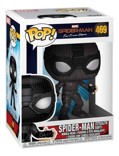 Spider-man Stealth Suit Funko Pop Far From Home 469