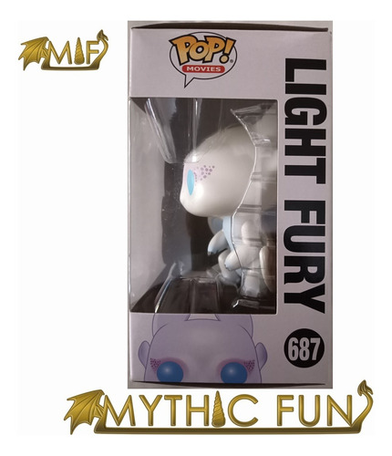 Funko Pop Como Entrenar A Tu Dragon - Light Fury 687 (Usado)