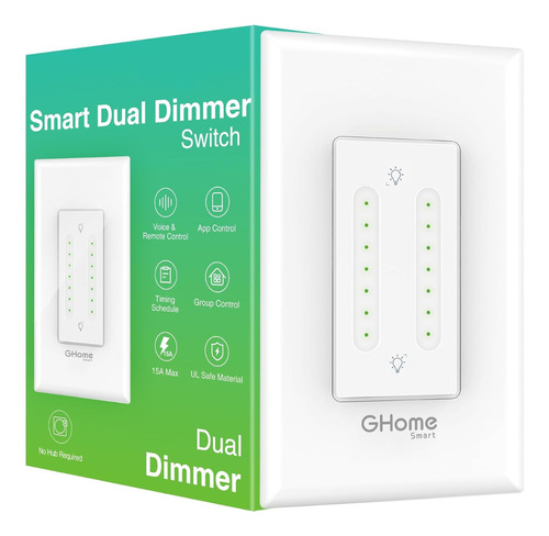 Switch Interruptor Dimmer - Atenuador Wifi Inteligente Doble