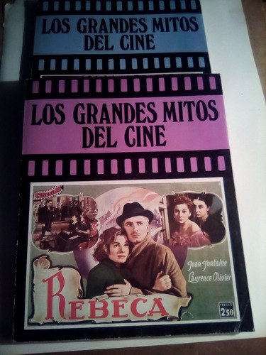 Dos Libros Los Grandes Mitos Del Cine 1981