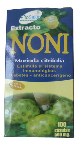 Noni 100 Capsulas 500mg 