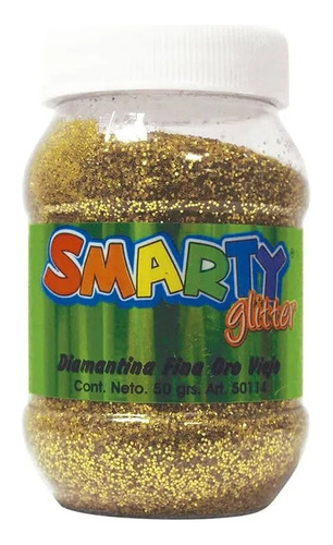 Diamantina Fina Bote Con 50 G Oro Viejo Smarty