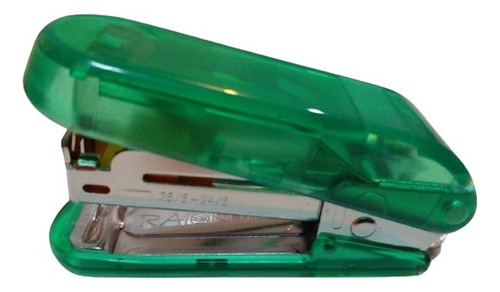 Abrochadora Mini Moderna Reforzada Calidad Premium Color Verde