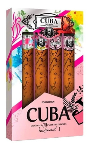 Set Cuba Quad I Des Champs 4 Pz Para Mujer