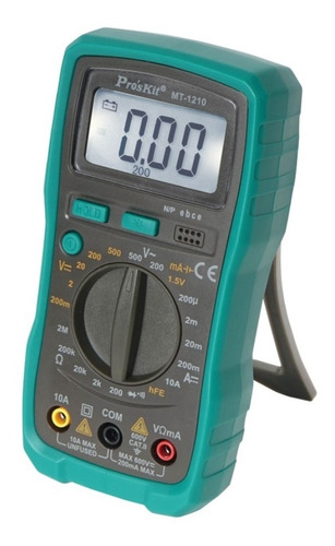 Multimetro Digital Tester 3 1/2 Proskit Mt-1210 P