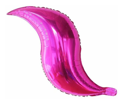 2 Balão Metalizado Rabo Cauda De Sereia Grande Cor Pink