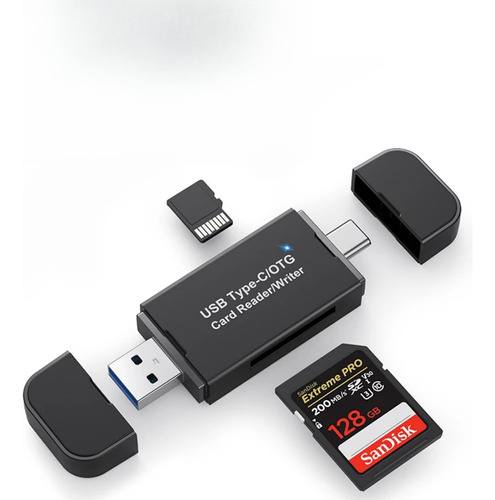 Lector De Tarjetas Sd/micro-sd, Usb 3.0 Y Adaptador De Tarje