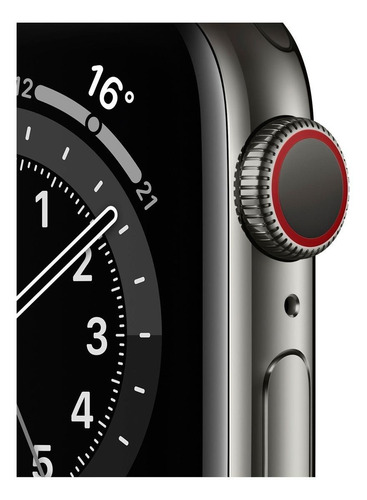 Imagen 2 de 8 de Apple Watch Series 6 (GPS+Cellular) - Caja de acero inoxidable grafito de 40 mm - Correa estilo milanés grafito