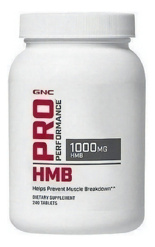 Suplemento en tabletes GNC HMB