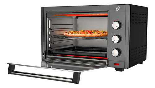 Horno de mesa eléctrico Oster OFOR455 45L negro/grafito