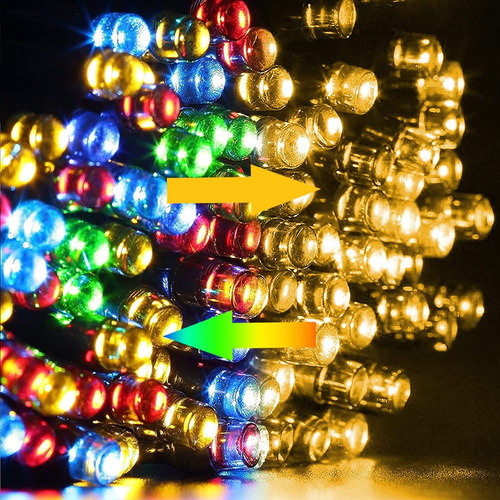 Deslumbrante Luz Navidad Brillante 31m 300 Led Impermeable