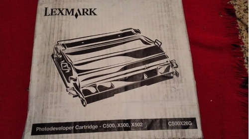 Lexmark C500 Photo Developer Black Cartridge C500x26g